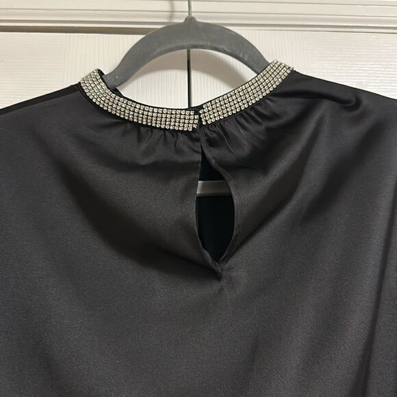 GENERATION LOVE ASHLEY CRYSTAL BLACK BLOUSE - Picture 5 of 7